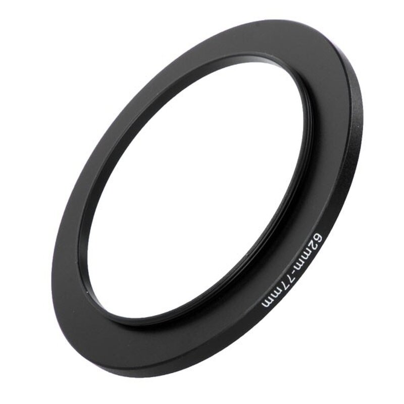 Camera Step Up Ring Manufacturer - OEM Aluminum 62-77mm Lens Adapter