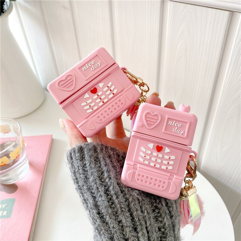 AirPods Pro Case Manufacturer - OEM 3D Pink Cellphone Design Furball