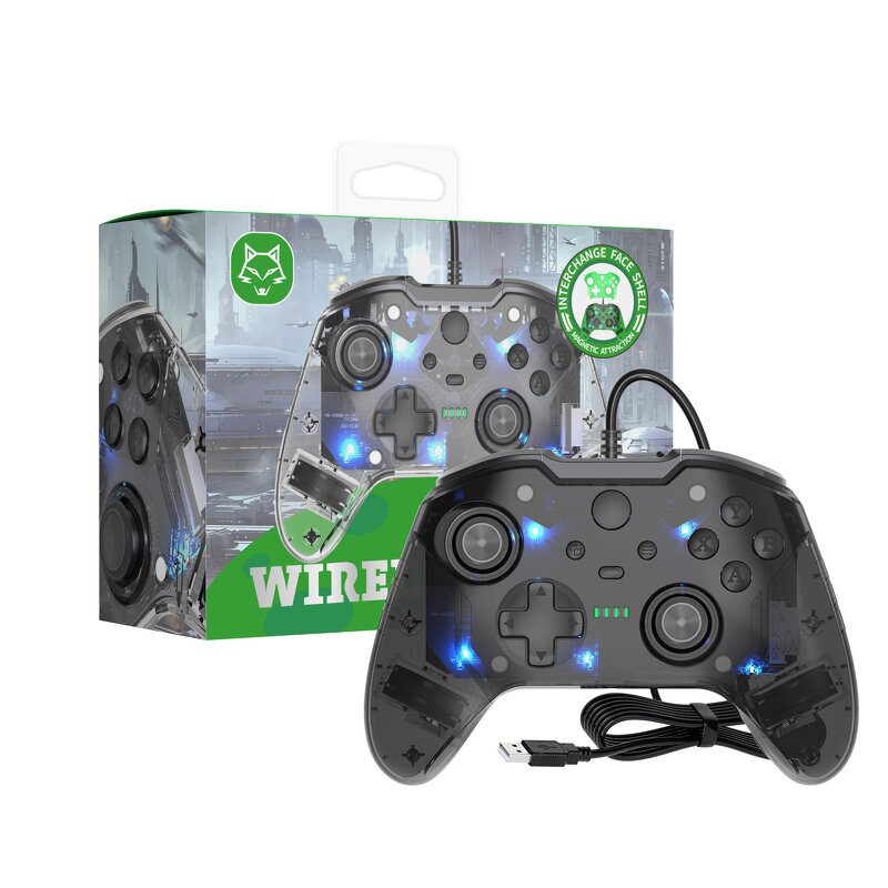Xbox Wired Controller Manufacturer - OEM ODM USB Dual Vibration Lights