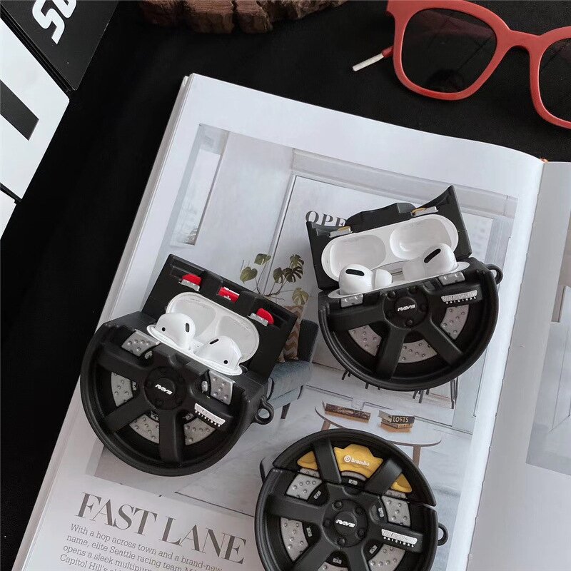AirPods Case Manufacturer - OEM 3D Car Brake Wheel Design Hook