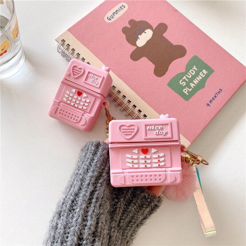 AirPods Pro Case Manufacturer - OEM 3D Pink Cellphone Design Furball