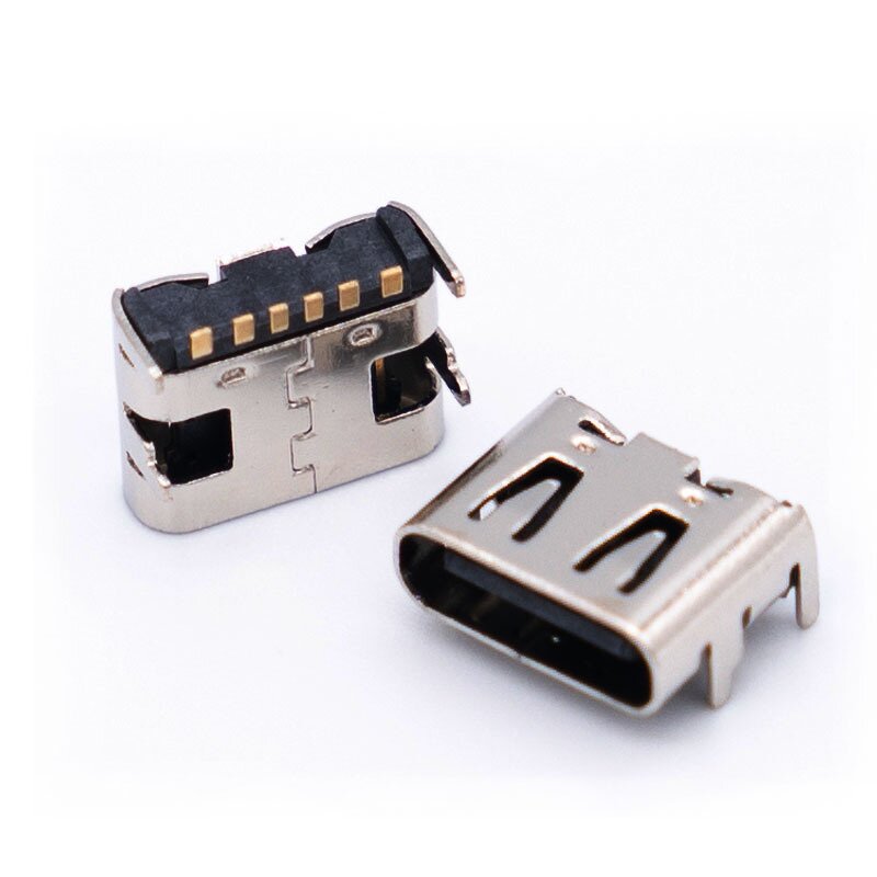 USB-C Connector Manufacturer - OEM 6pin SMD SMT Female Socket