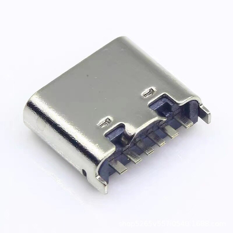 USB-C Socket Manufacturer - OEM 6 Pin SMT High Current Housing