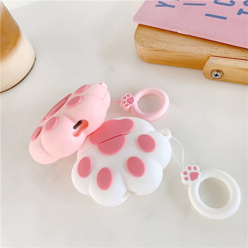 AirPods Case Manufacturer - OEM 3D Cat Paw Design Finger Ring