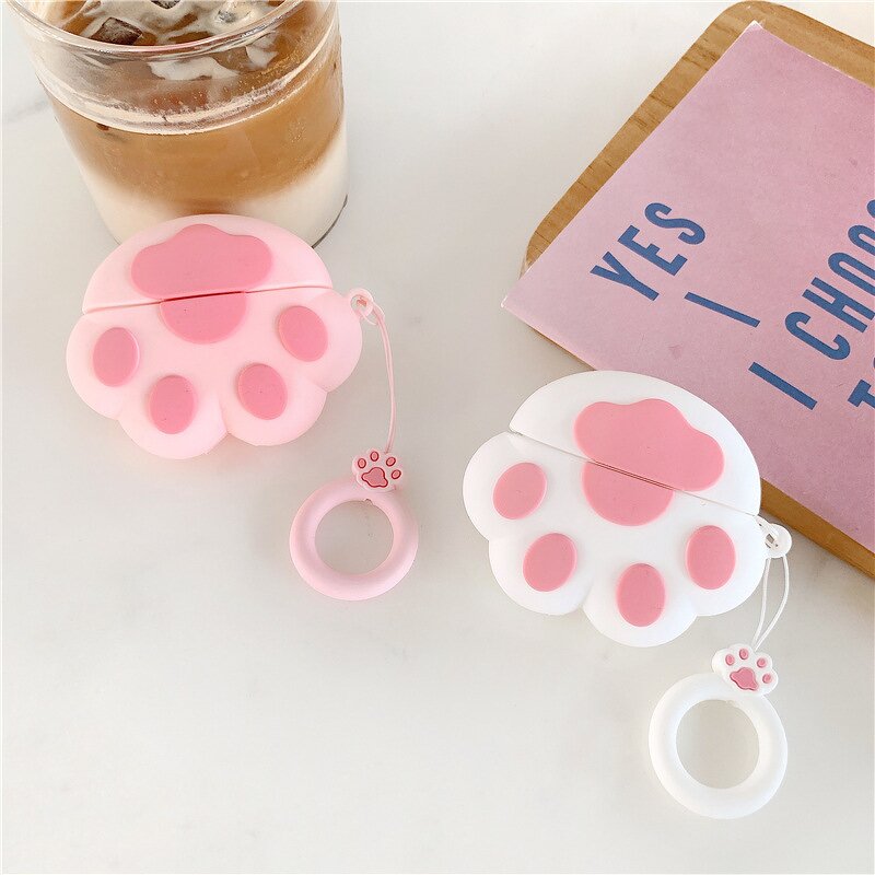AirPods Case Manufacturer - OEM 3D Cat Paw Design Finger Ring