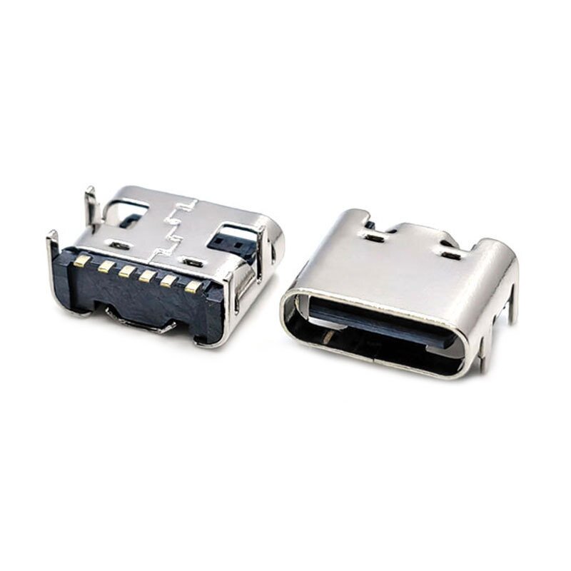 USB-C Connector Manufacturer - OEM 6pin for Huawei Samsung PCB