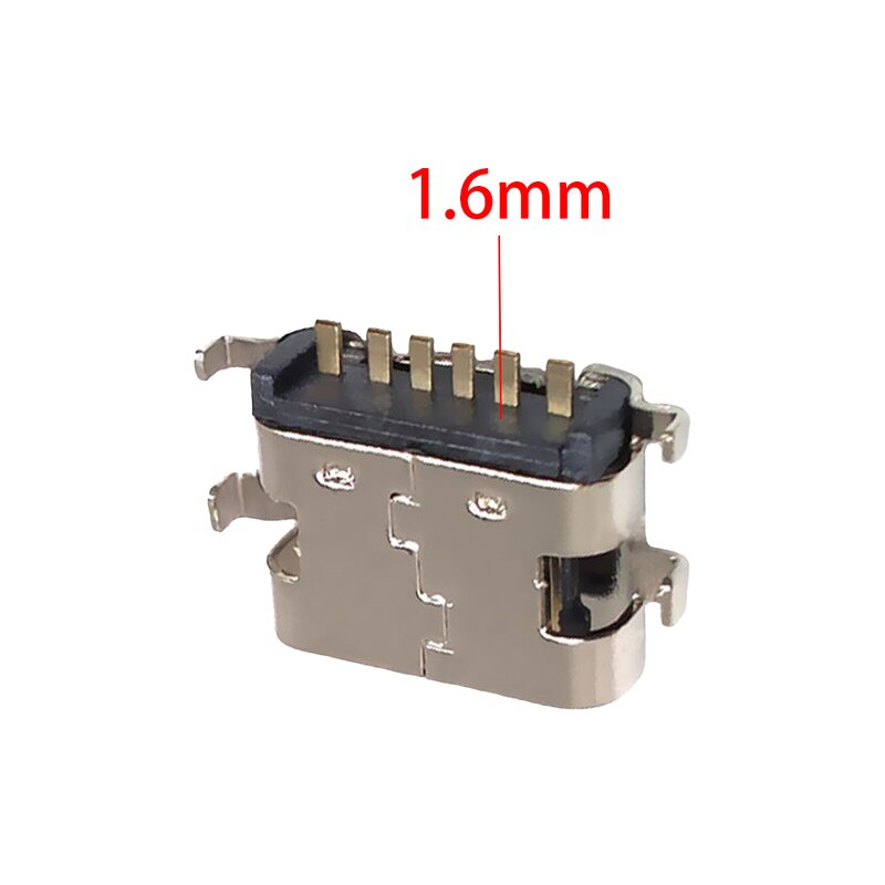 USB-C Connector Manufacturer - OEM 6pin 1.6mm Through Board Repair
