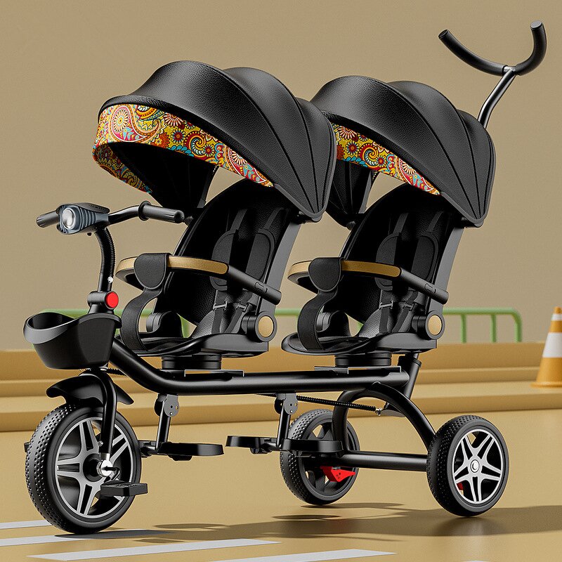 Children Baby Tricycle Supplier - OEM Hot Selling New Twins Side by Side