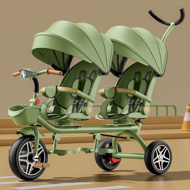 Children Baby Tricycle Supplier - OEM Hot Selling New Twins Side by Side