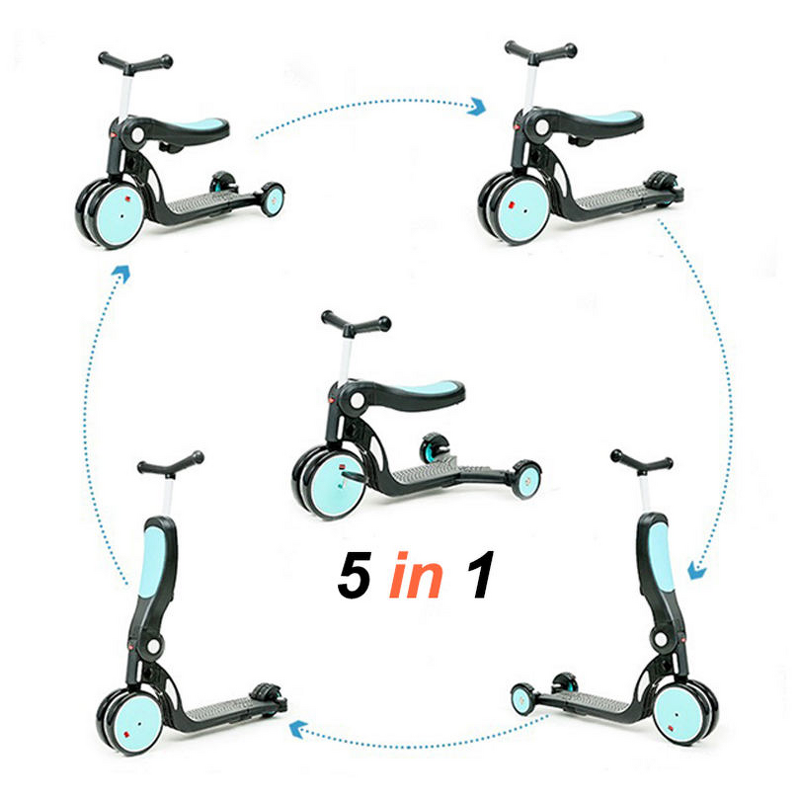 Folding 5 in 1 Multifunctional Ride on Toys Manufacturer - OEM Adjustable