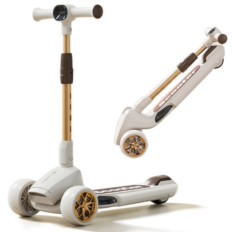 Adjustable Height Child Scooter Supplier - OEM Led for Kids Baby Min Scooter