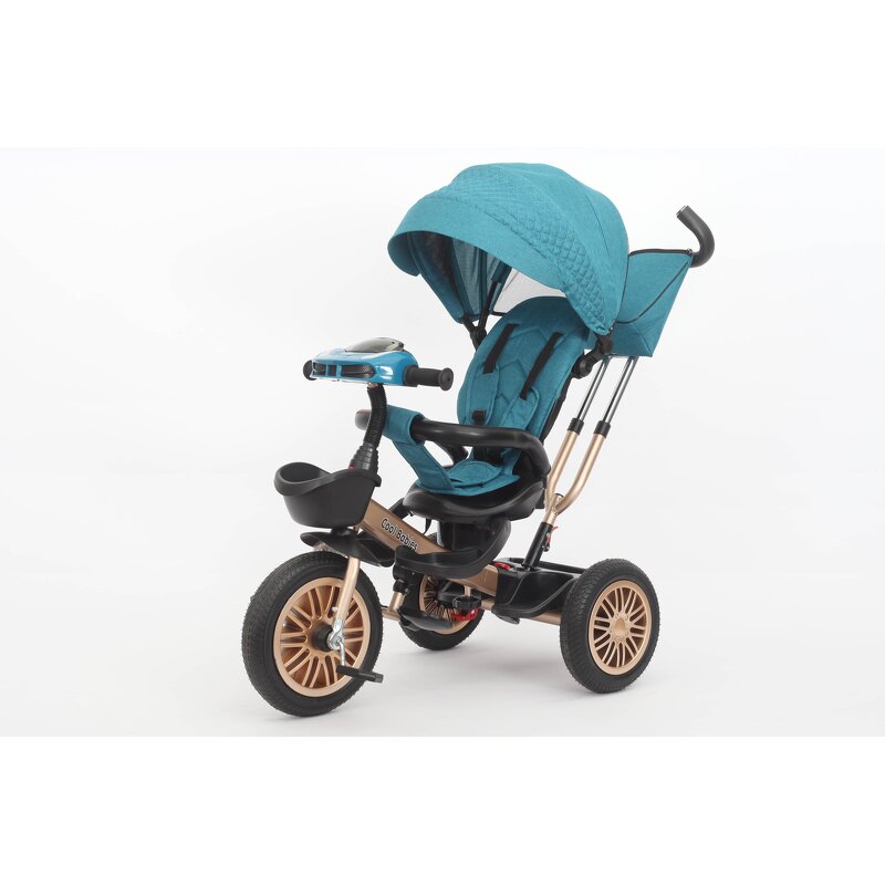 Baby Tricycle Manufacturer - OEM Factory High Quality 3 in 1 Folding Push