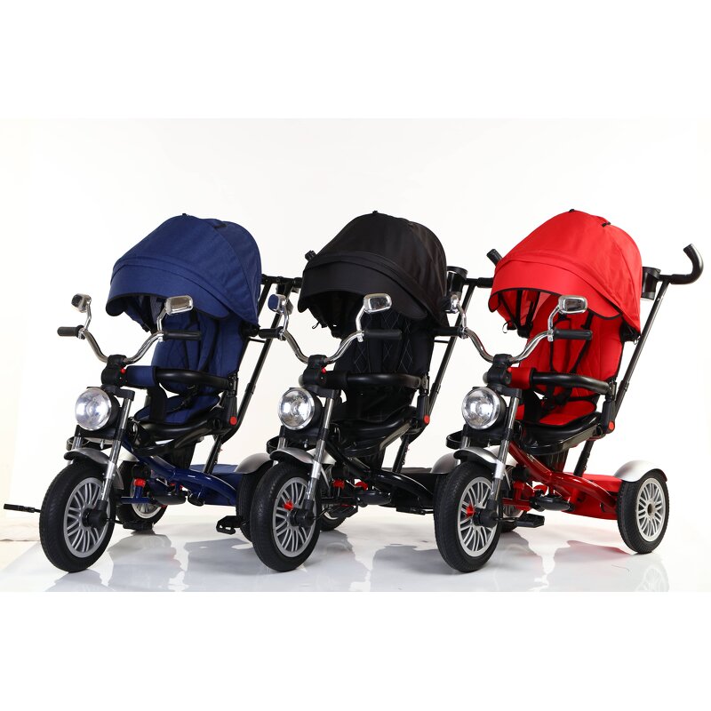 Children Bike Umbrella Tricycle Factory - OEM Kids 3 Wheel With Push Bar
