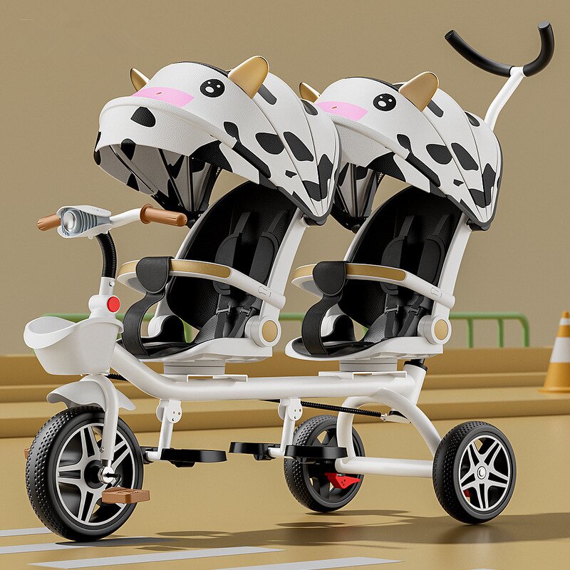 Children Baby Tricycle Supplier - OEM Hot Selling New Twins Side by Side