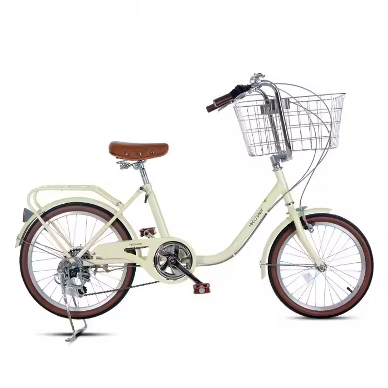 Vintage Style City Bike Manufacturer - OEM 20 Inch Student 7 Speed Basket
