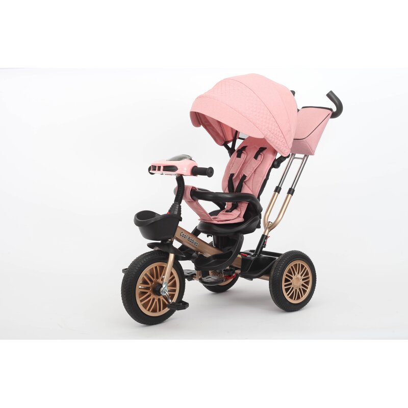 Baby Tricycle Manufacturer - OEM Factory High Quality 3 in 1 Folding Push