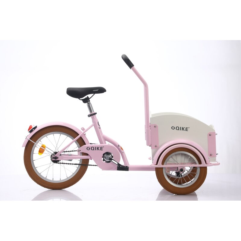16 Inch Cargo Bike Supplier - OEM 2025 Hot Sale Kids Tricycle Wooden Box