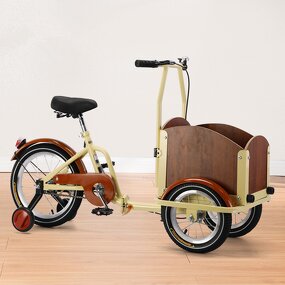 Foldable Cargo Tricycle Factory - OEM New Design Front Storage Basket Bike