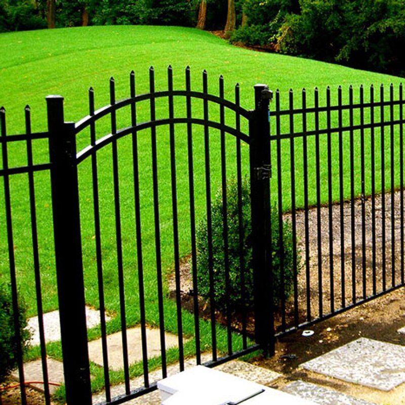 Metal Fence Panels Factory - OEM Galvanized 6ftx8ft Anti Rust Outdoor