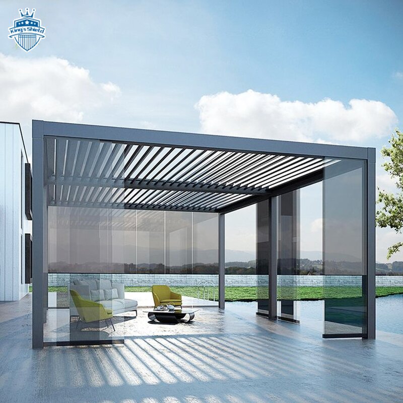 Motorized Electric Pergola Supplier - OEM High Quality Aluminium Profile Systems