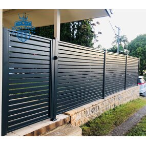 Garden Aluminum Fence Supplier - OEM Easily Assembled Privacy Wind Resistance