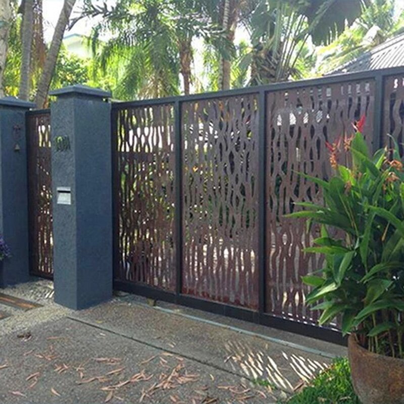 Laser Cut Aluminum Fence Panels Supplier - OEM New Design Ornamental Metal Fencing