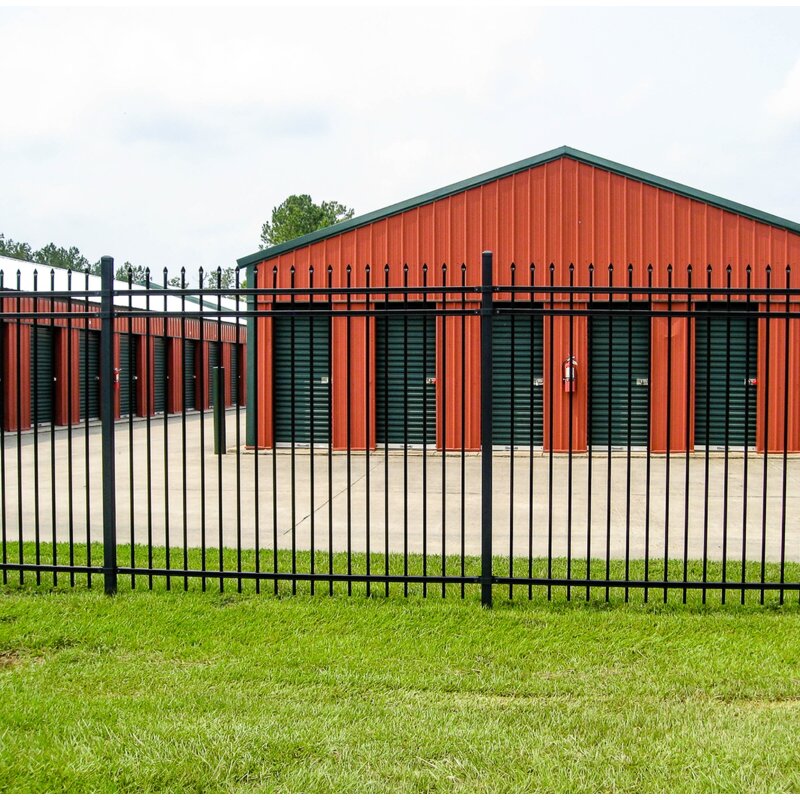 Black Metal Fences Manufacturer - OEM Wholesale 6ftx8ft Anti Rust Galvanized