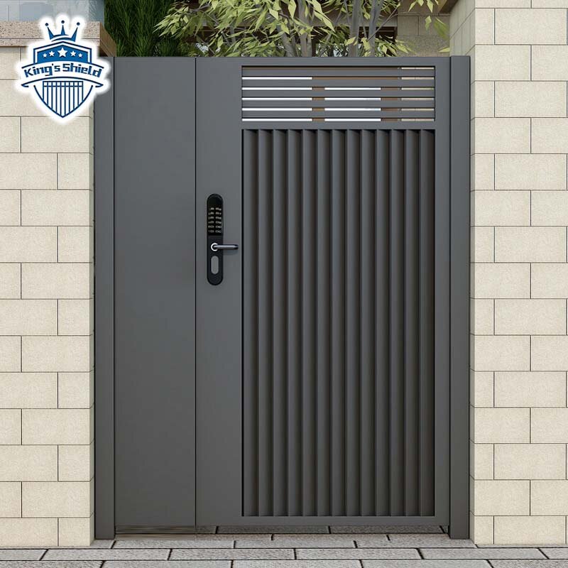 Swing Aluminum Gate Supplier - OEM Main Gate Design Top Quality Pedestrian Walkway