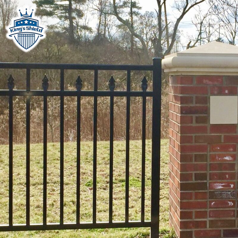 Metal Wrought Iron Fence Supplier - OEM Cheap Outdoor Garden Palisade Panel