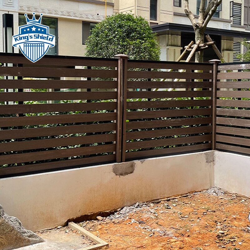 Aluminum Privacy Fence Supplier - OEM Customization Black Garden Metal Screen