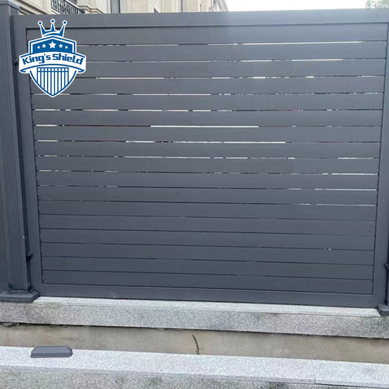 Aluminum Privacy Fence Supplier - OEM Customization Black Garden Metal Screen