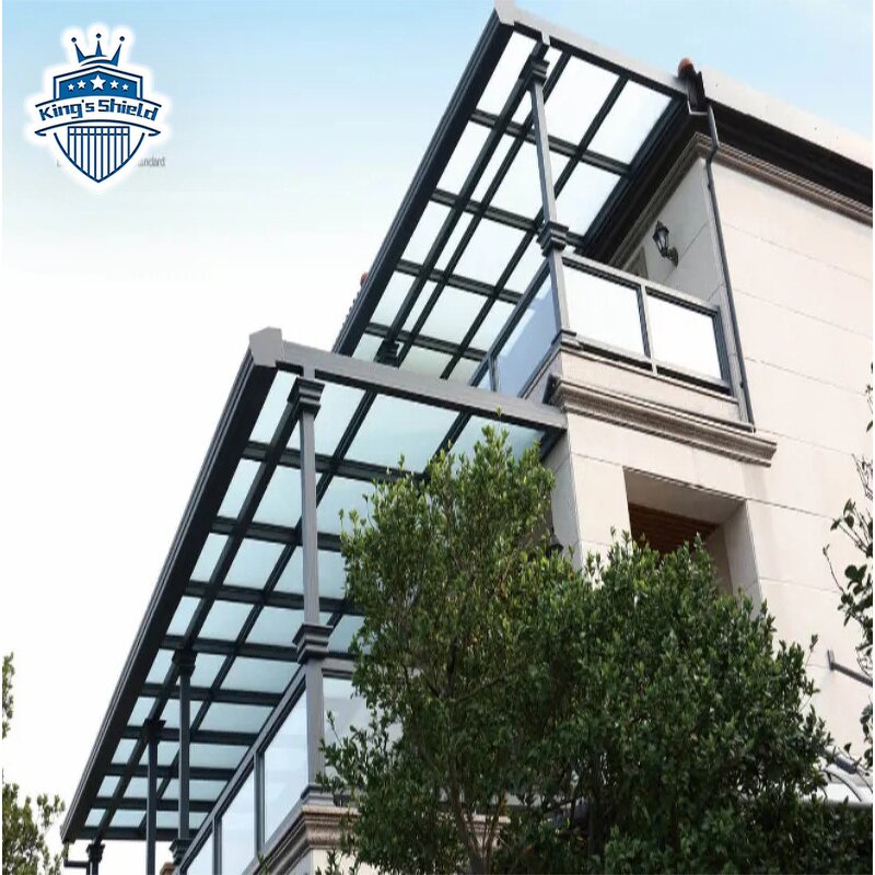 Metal Aluminum Bracket Canopy Factory - OEM Polycarbonate Door Awning for Balcony