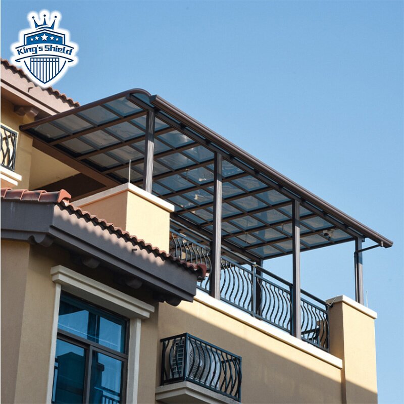 Clear Aluminum Door Canopy Factory - OEM DIY Rain Cover Balcony Awning