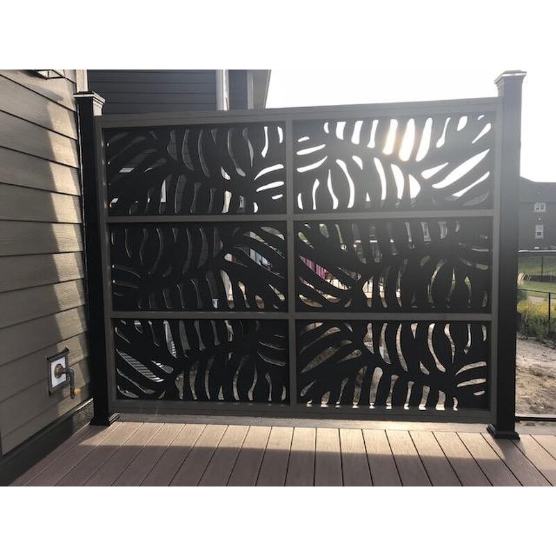 Laser Cut Aluminum Fence Panels Supplier - OEM New Design Ornamental Metal Fencing