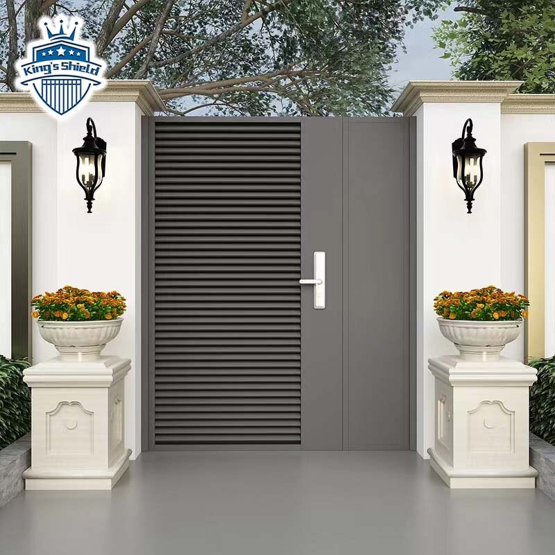 Automatic Garden Gate Supplier - OEM High Quality Modern Outdoor Metal Double
