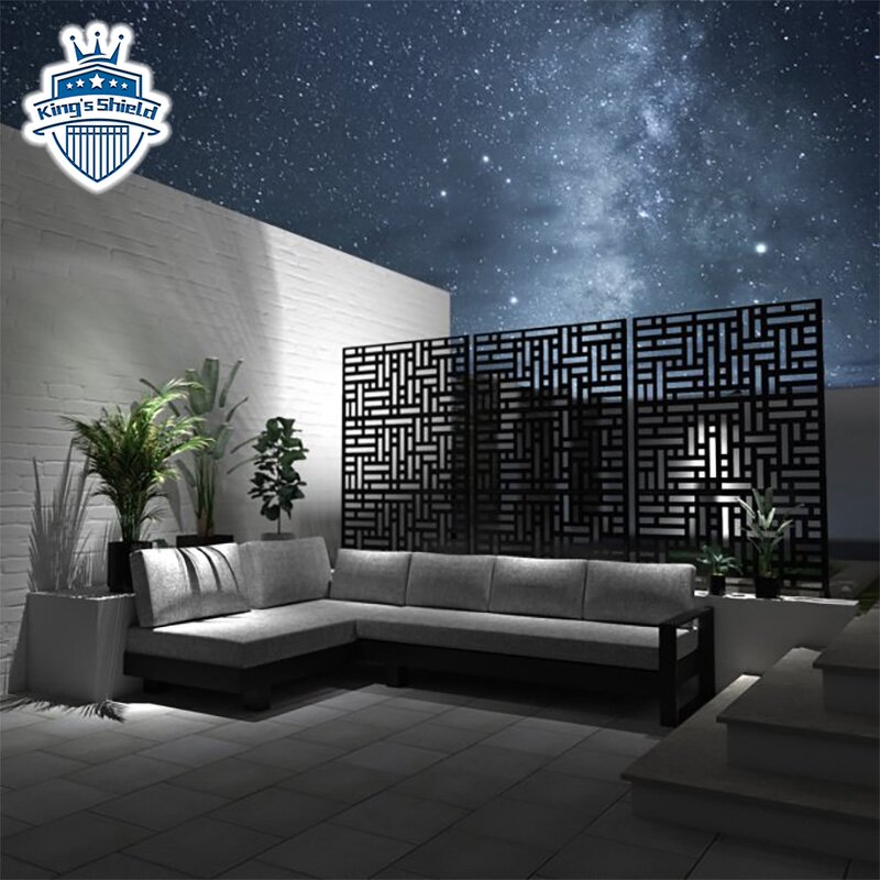 Outdoor Decorative Aluminum Fence Supplier - OEM Hot Sale Laser Cut Privacy Screen