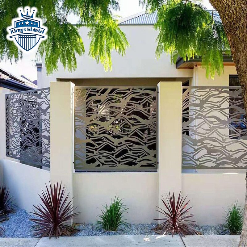 Outdoor Decorative Aluminum Fence Supplier - OEM Hot Sale Laser Cut Privacy Screen