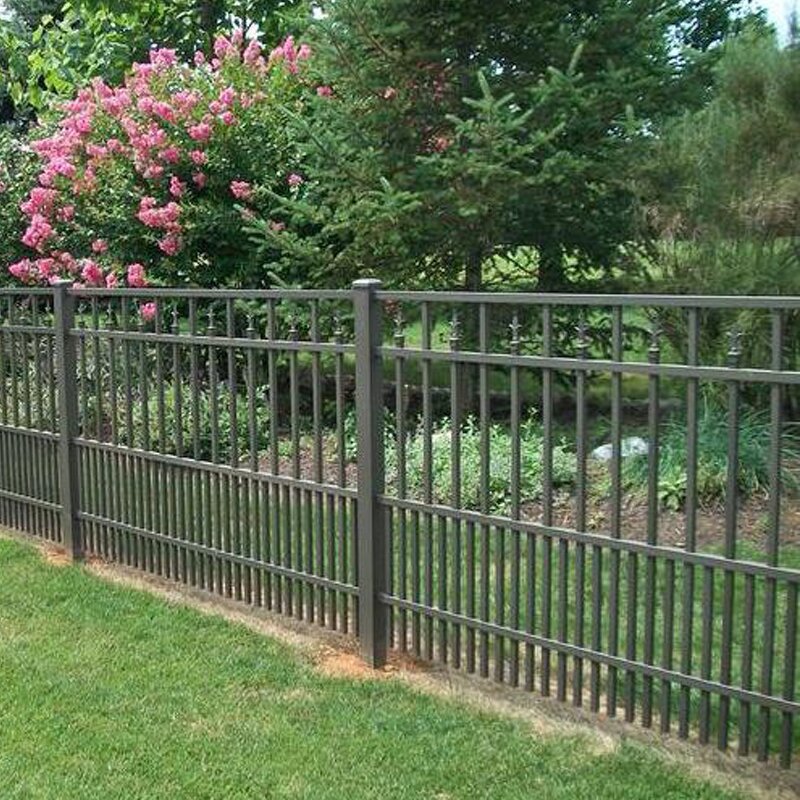 Metal Fence Panels Factory - OEM Galvanized 6ftx8ft Anti Rust Outdoor