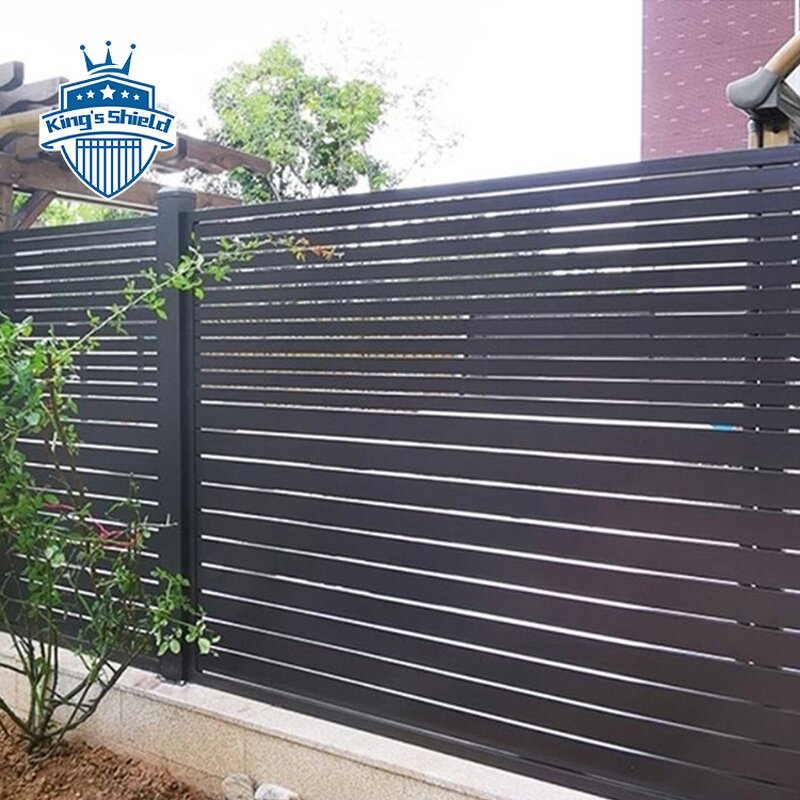 Aluminum Privacy Fence Supplier - OEM Customization Black Garden Metal Screen