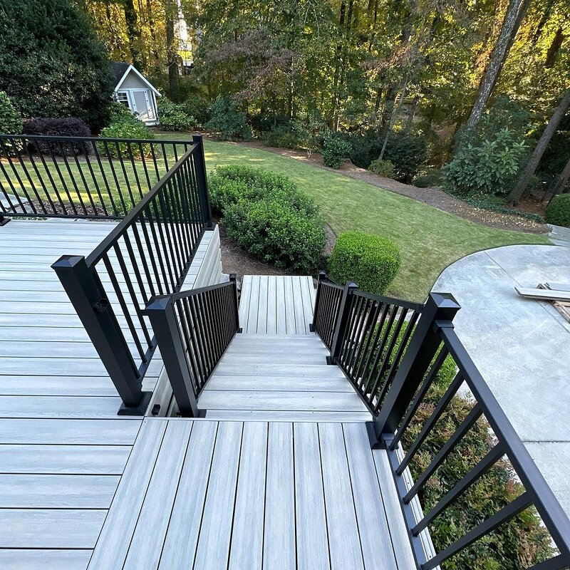 Aluminum Deck Railing System Factory - OEM Wholesale Balcony Stair Outdoor