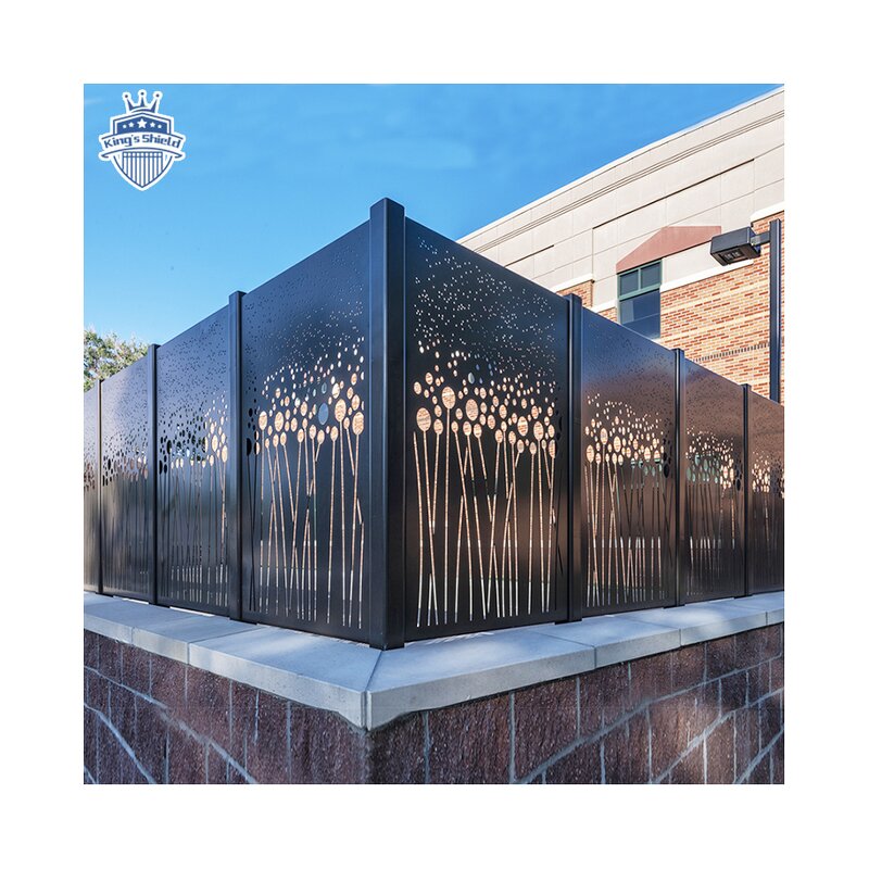 Laser Cut Metal Fencing Manufacturer - OEM Easily Assembled Outdoor Decorative Wall