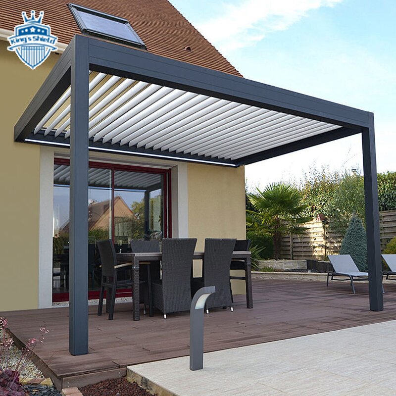 Fully Automatic Pergola Manufacturer - OEM Retractable Sliding Folding Louvered