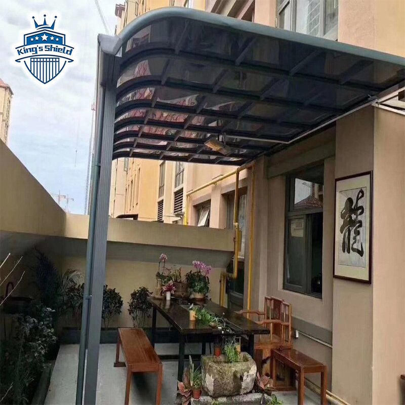 Transparent Aluminum PC Sheet Supplier - OEM Modern Color Window Awning