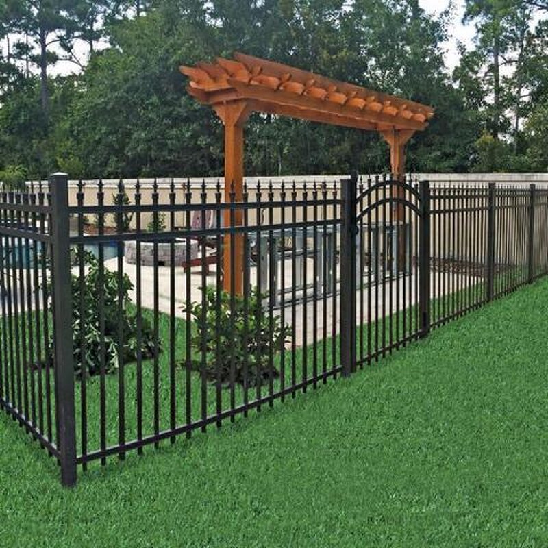 Galvanized Fence Manufacturer - OEM Hot-selling Design Wrought Iron Spear Top