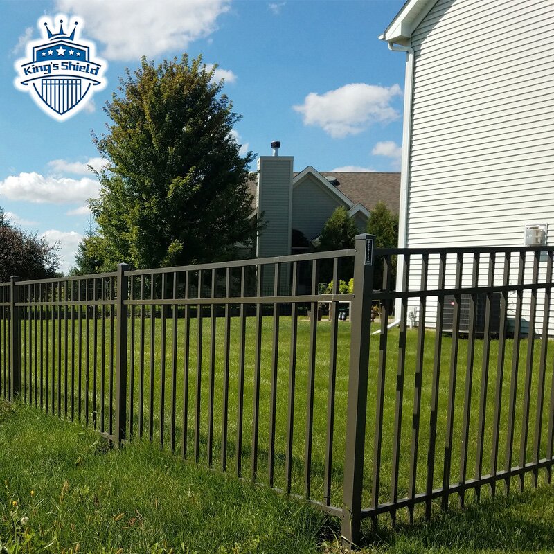 Metal Wrought Iron Fence Supplier - OEM Cheap Outdoor Garden Palisade Panel