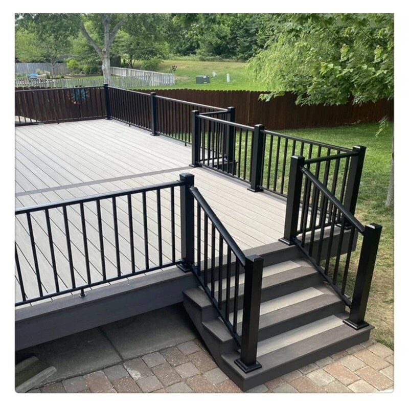 Aluminum Balcony Railing Manufacturer - OEM Outdoor Metal Stair Terrace Deck