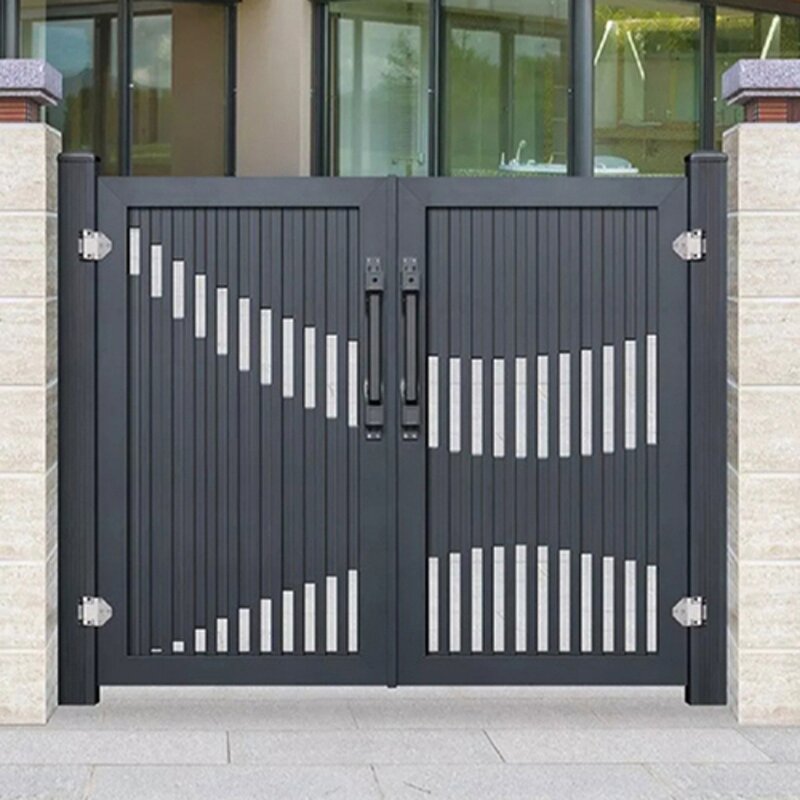 Aluminum Wrought Iron Gates Factory - OEM High Quality Morden Latest Main Swing