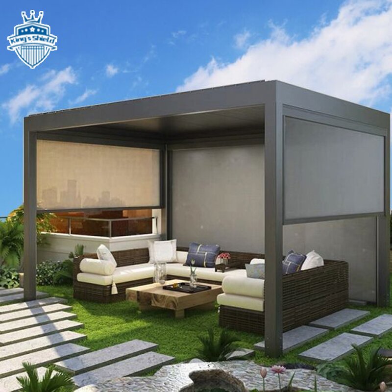 Fully Automatic Pergola Manufacturer - OEM Retractable Sliding Folding Louvered
