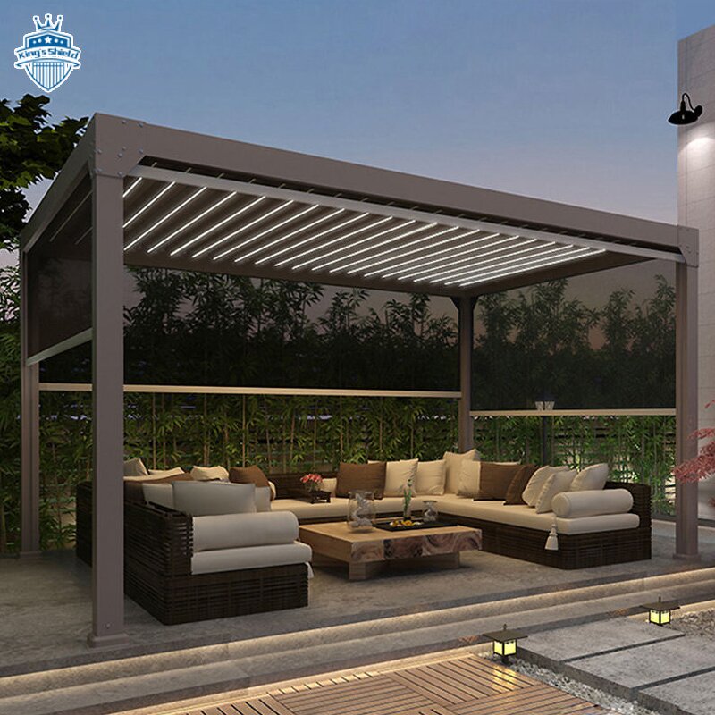 Motorized Electric Pergola Supplier - OEM High Quality Aluminium Profile Systems