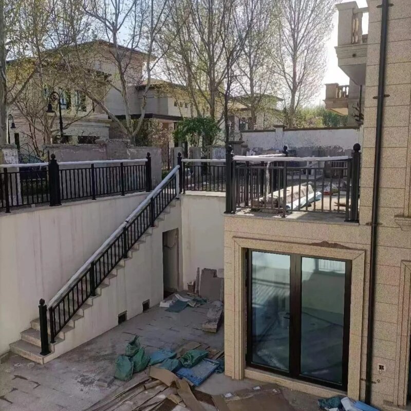 Aluminum Balcony Railing Factory - OEM Wholesale Galvanized Steel Iron Balusters